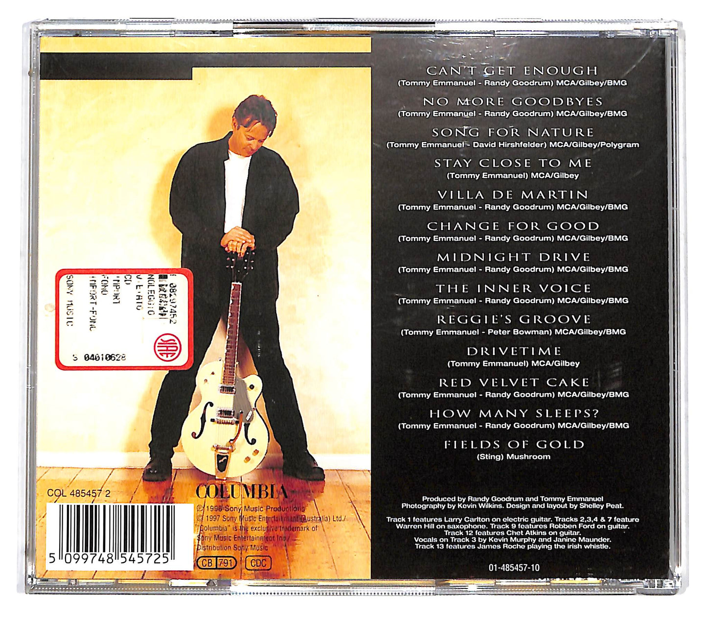 EBOND Tommy Emmanuel - Can't Get Enough CD CD127965