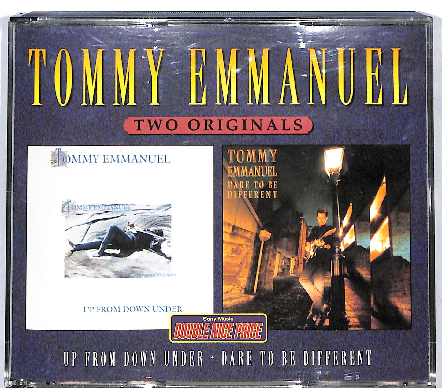 EBOND Tommy Emmanuel - Two Originals: Up From Down Under - Dare To Be Different CD CD128006
