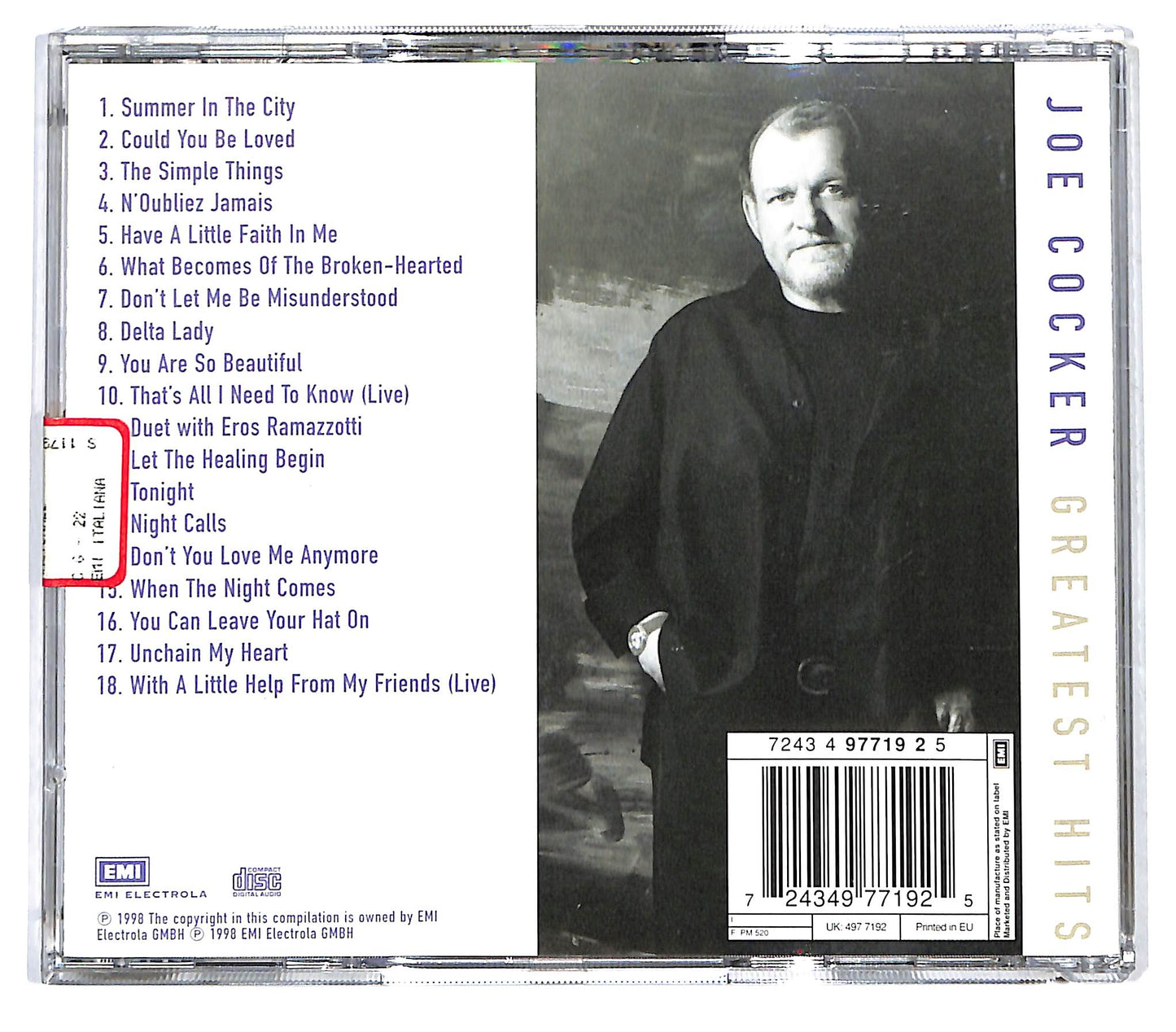 EBOND Joe Cocker - Greatest Hits CD CD128014