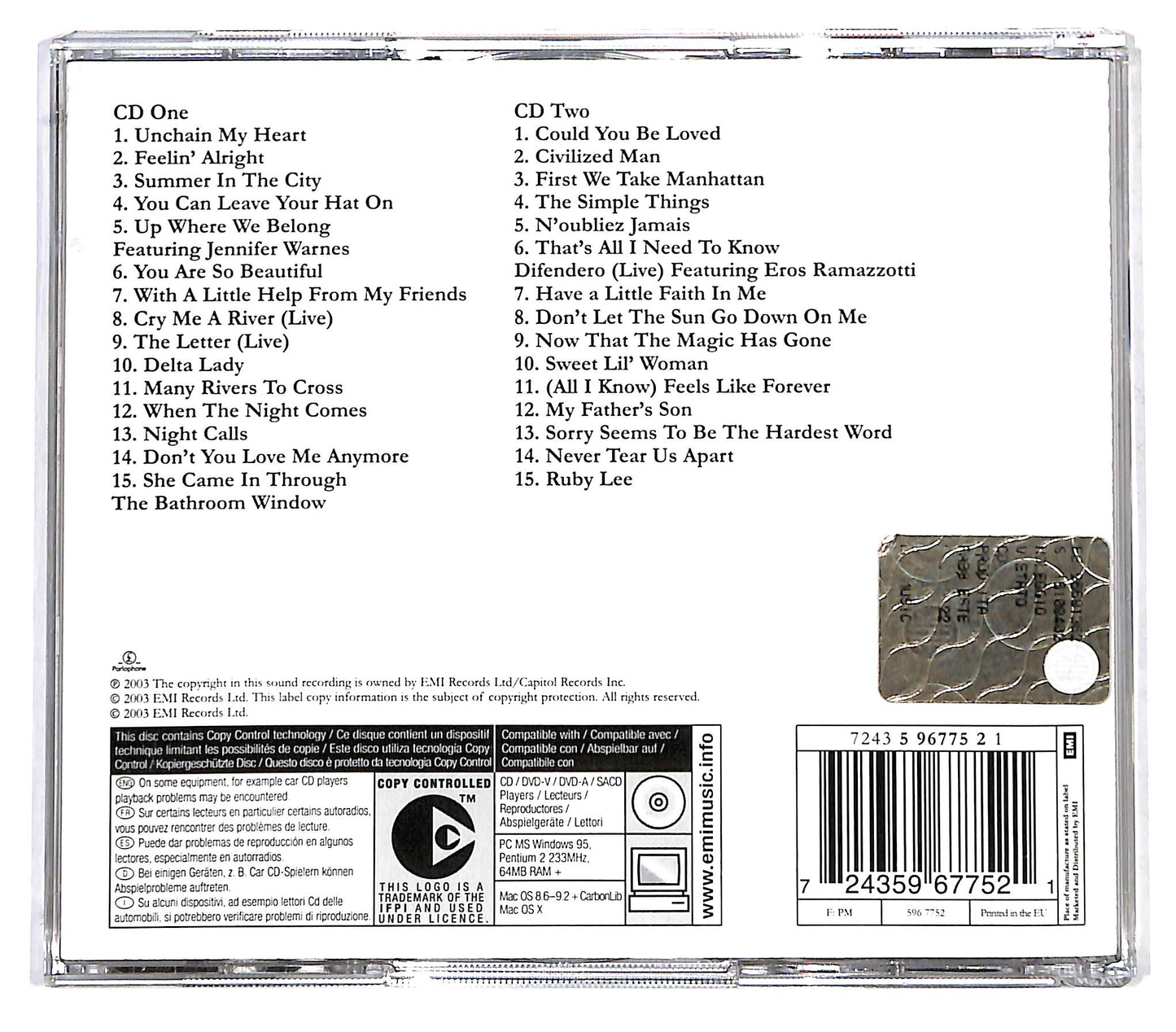EBOND Joe Cocker - The Ultimate Collection 1968-2003 CD CD128017