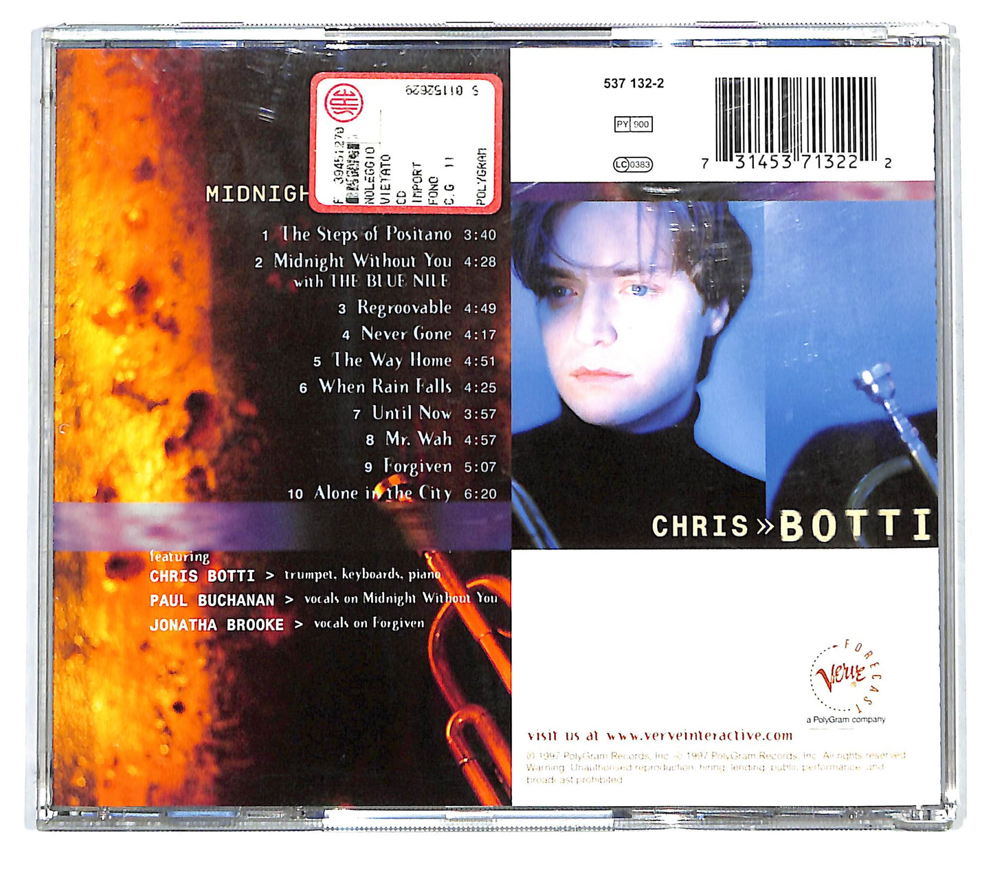 EBOND Chris Botti - Midnight Without You CD CD128019