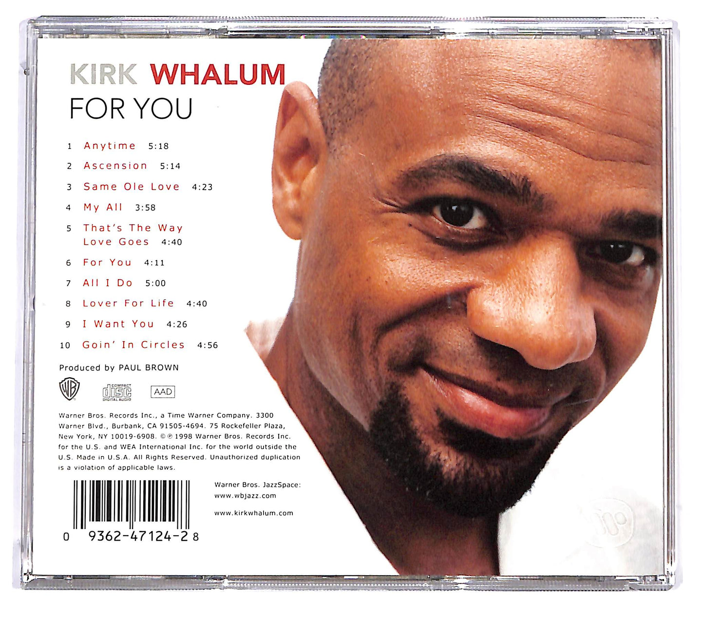 EBOND Kirk Whalum - For You CD CD128039