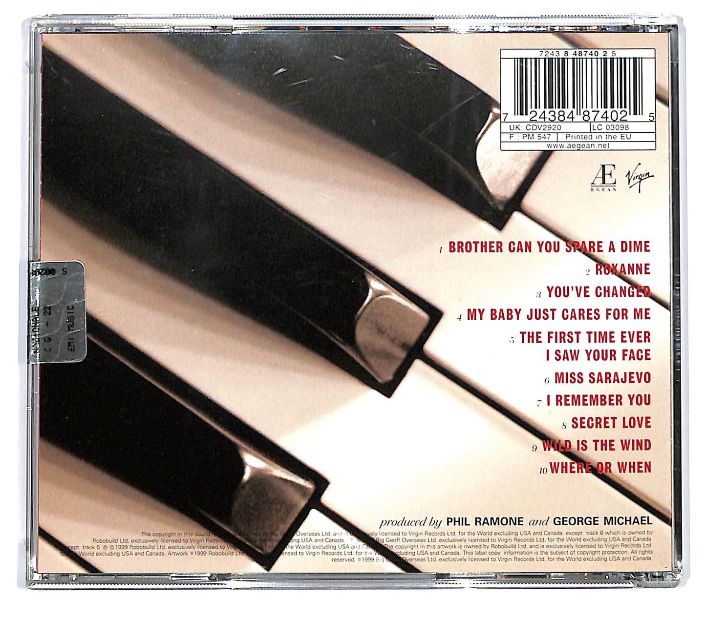 EBOND George Michael - Songs From The Last Century CD CD128048
