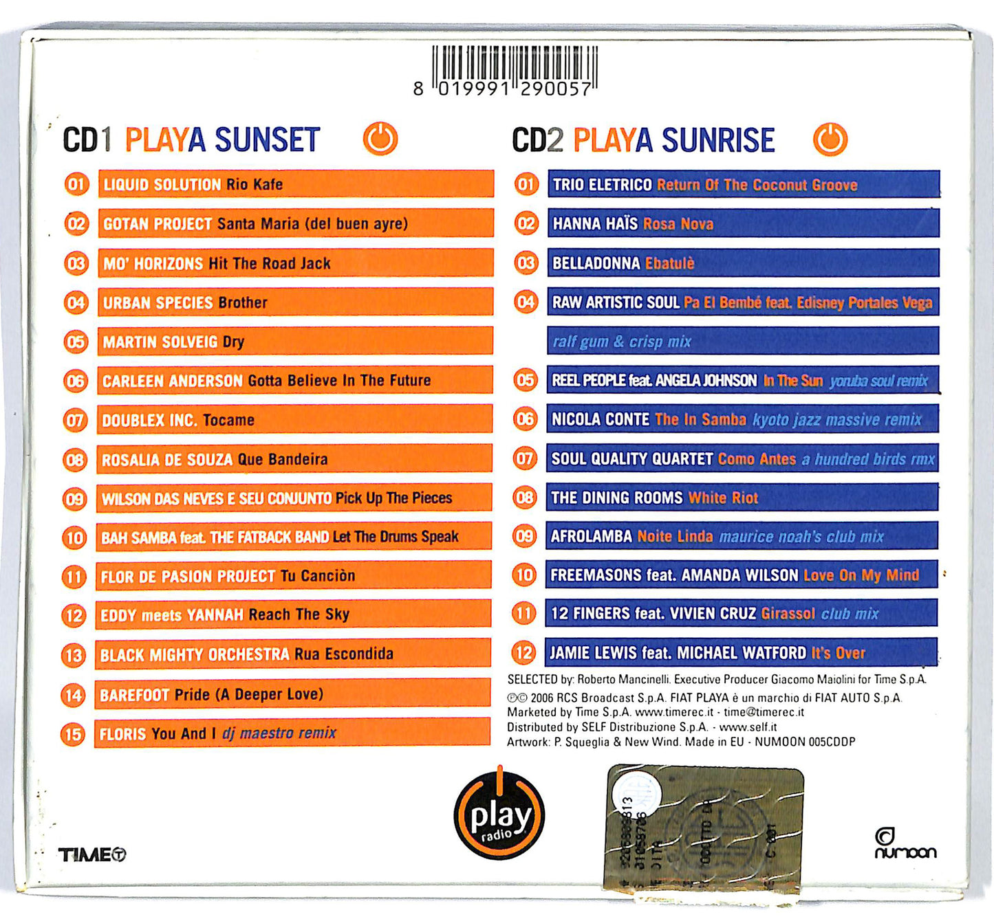 EBOND Play Radio Presents: Summer Hemisphere 2006 - Fiat Playa CD CD128058
