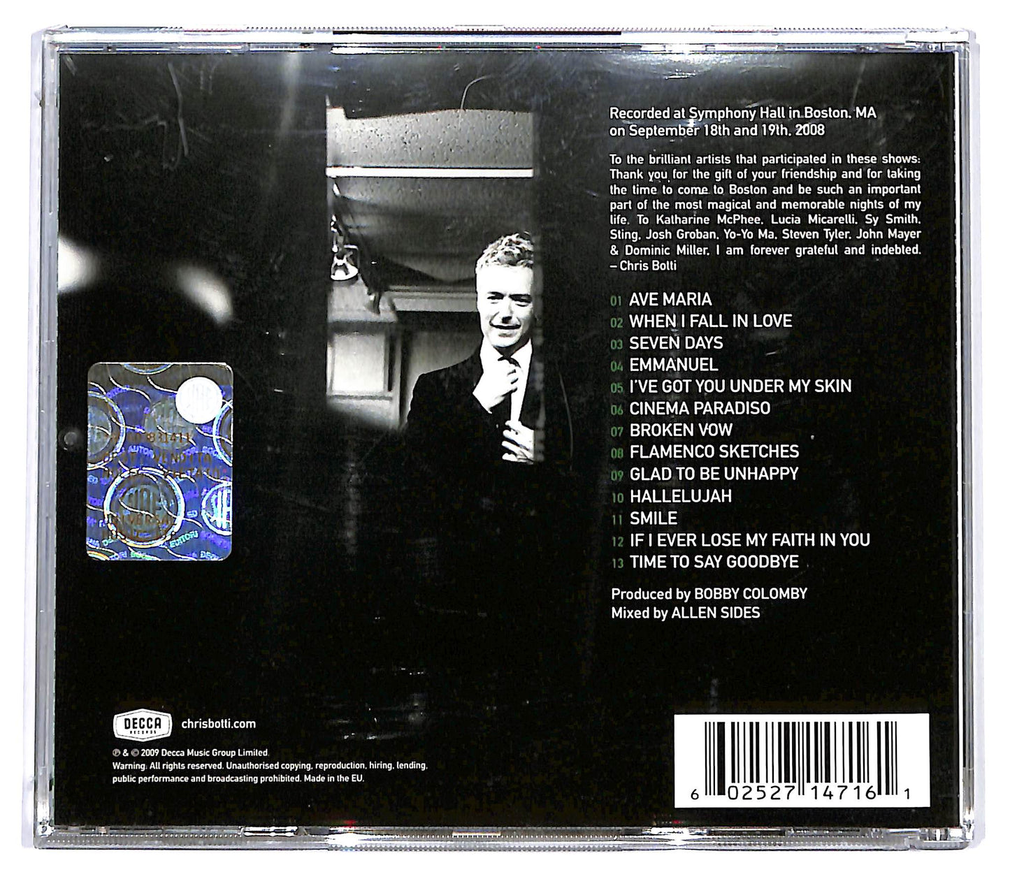 EBOND Chris Botti - In Boston CD CD128108