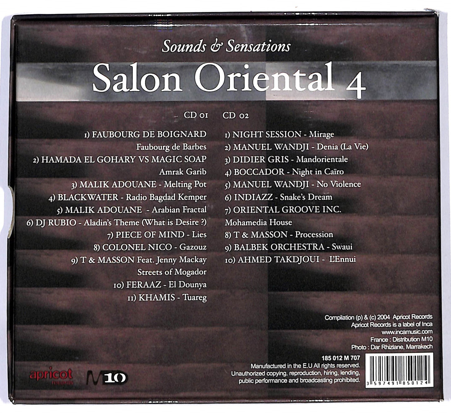 EBOND Various - Salon Oriental 4- Sounds & Sensations DIGIPACK CD CD128138