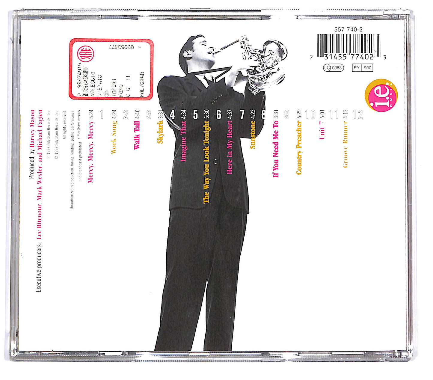 EBOND Eric Marienthal - Walk Tall CD CD128203