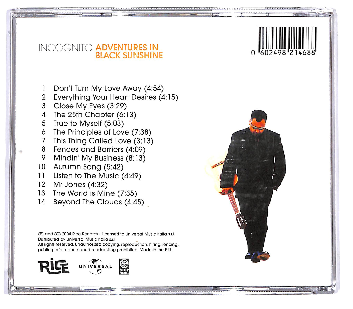 EBOND Incognito - Adventures In Black Sunshine CD CD128222