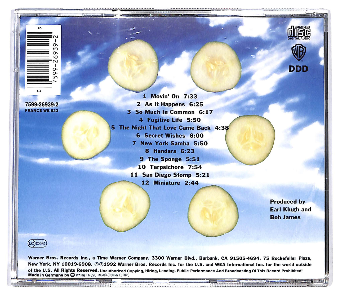 EBOND Bob James / Earl Klugh - Cool CD CD128315