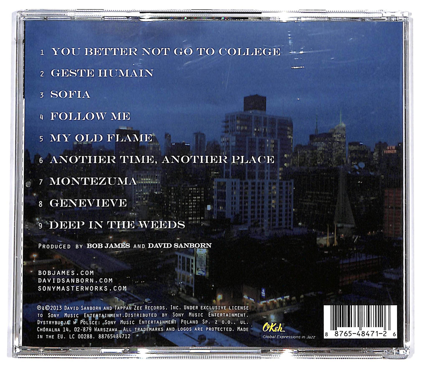 EBOND Bob James & David Sanborn - Quartette Humaine CD CD128323