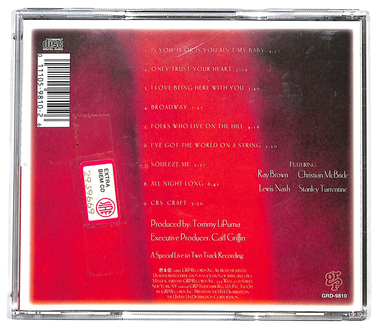 EBOND Diana Krall - Only Trust Your Heart CD CD128344