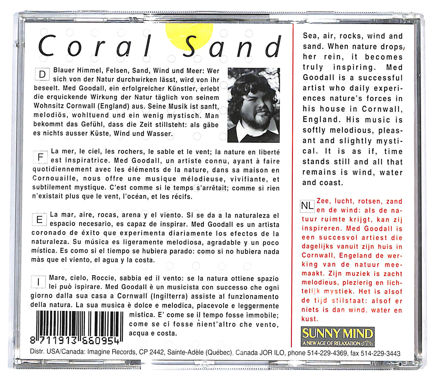 EBOND Med Goodall - Coral Sand CD CD128403