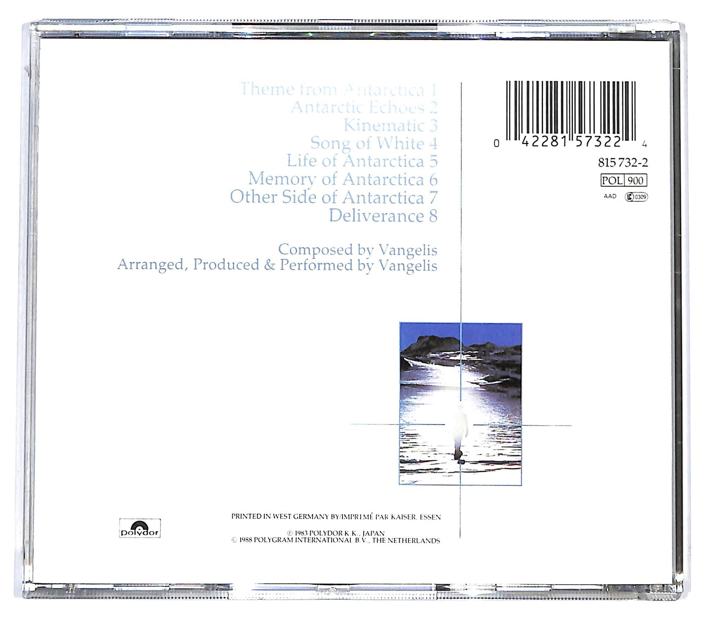 EBOND Vangelis - Antarctica (Music From Koreyoshi Kurahara's Film) CD CD128406