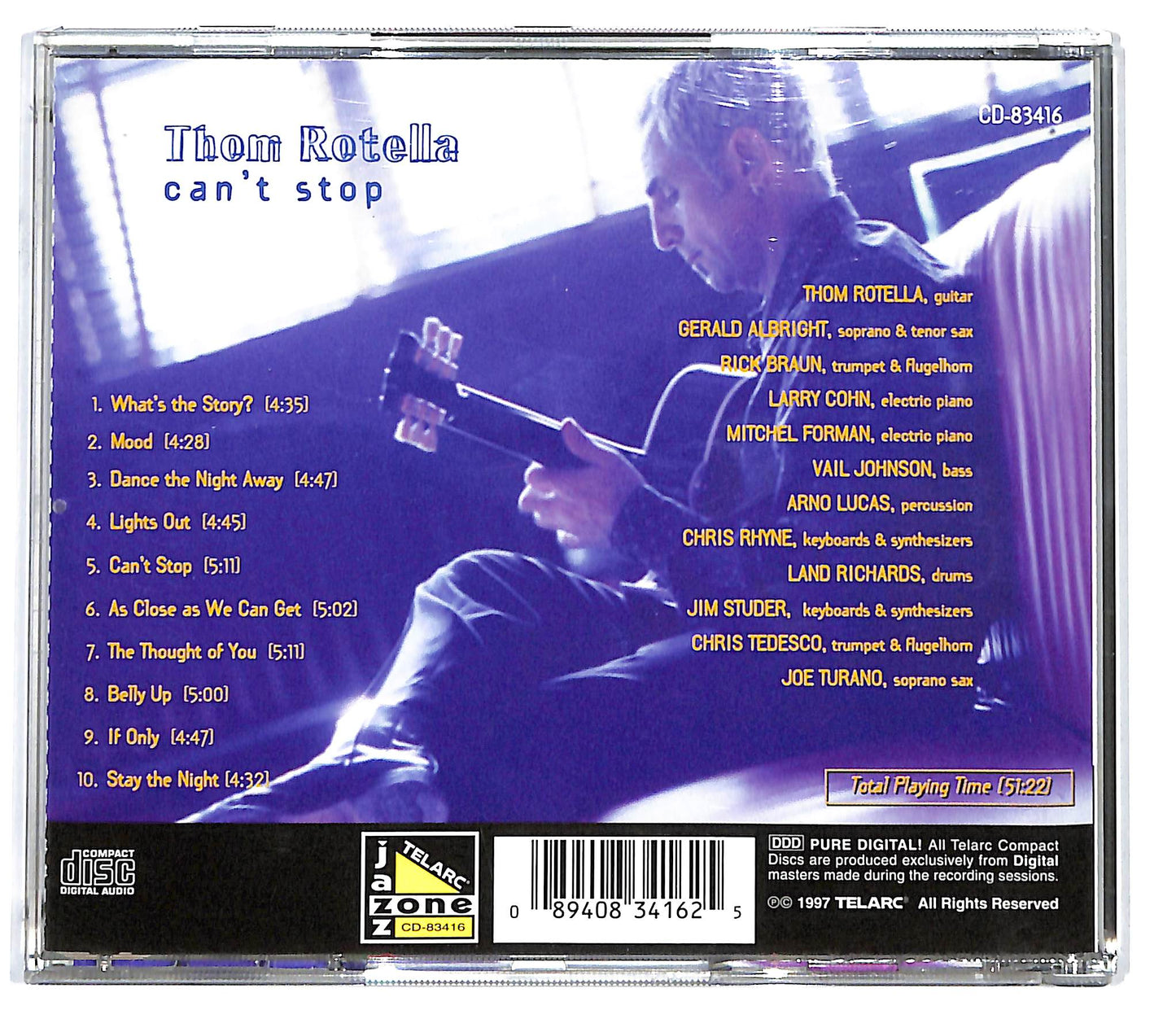 EBOND Thom Rotella - Can't Stop CD CD128445