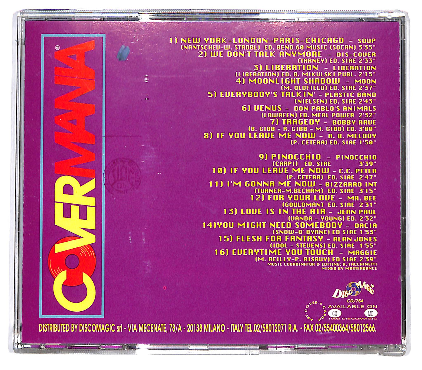 EBOND Various - Covermania Compilation Volume 2 CD CD128511