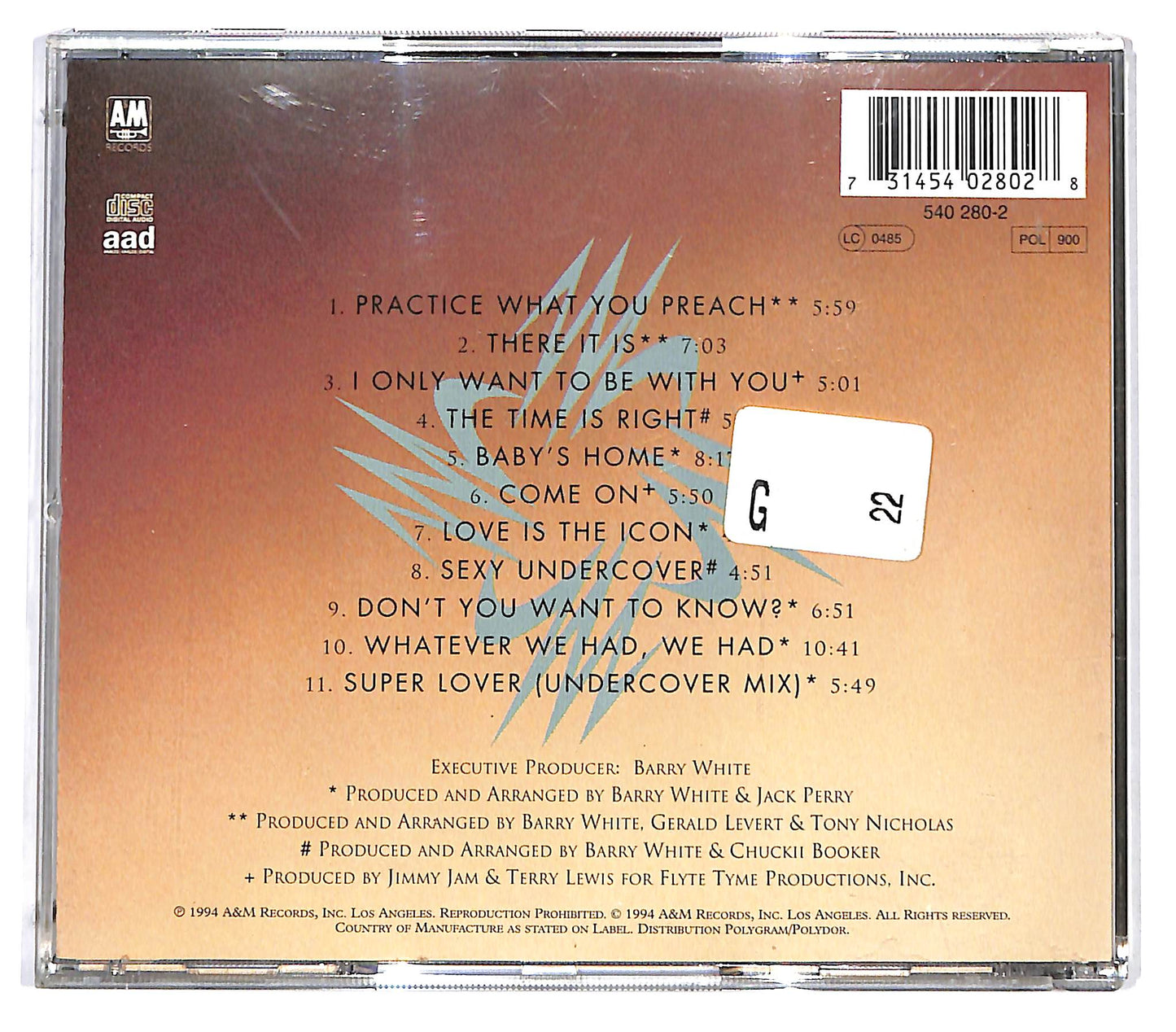 EBOND Barry White - The Icon Is Love CD CD128518