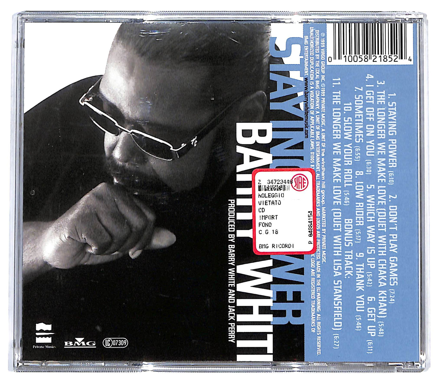 EBOND Barry White - Staying Power CD CD128532
