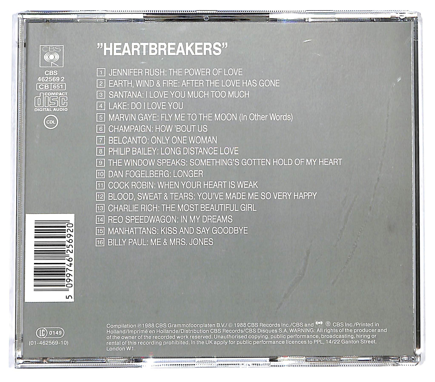 EBOND Various - Heartbreakers CD CD128544