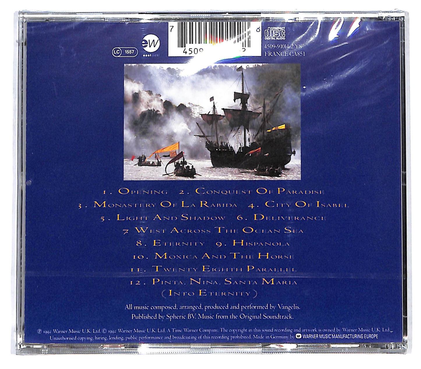 EBOND Vangelis - 1492 - Conquest Of Paradise (Soundtrack) CD CD128605
