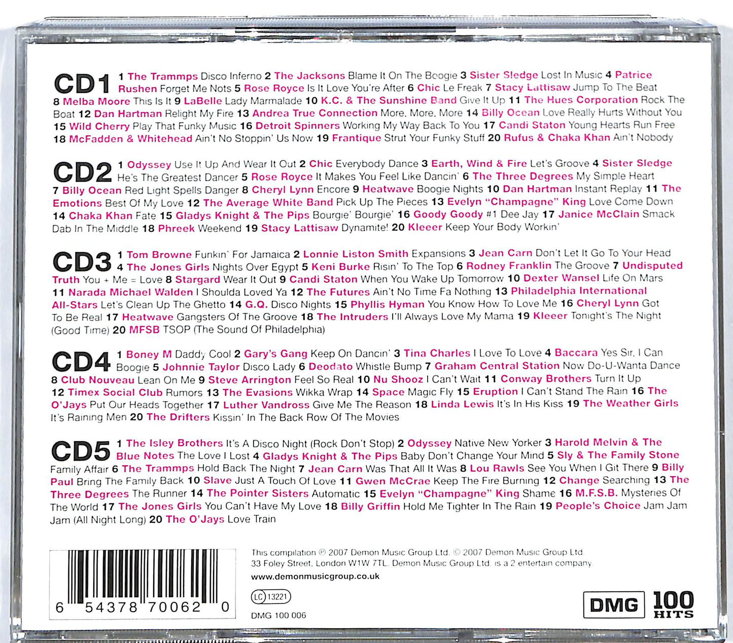 EBOND Various - 100 Hits Disco CD CD128620