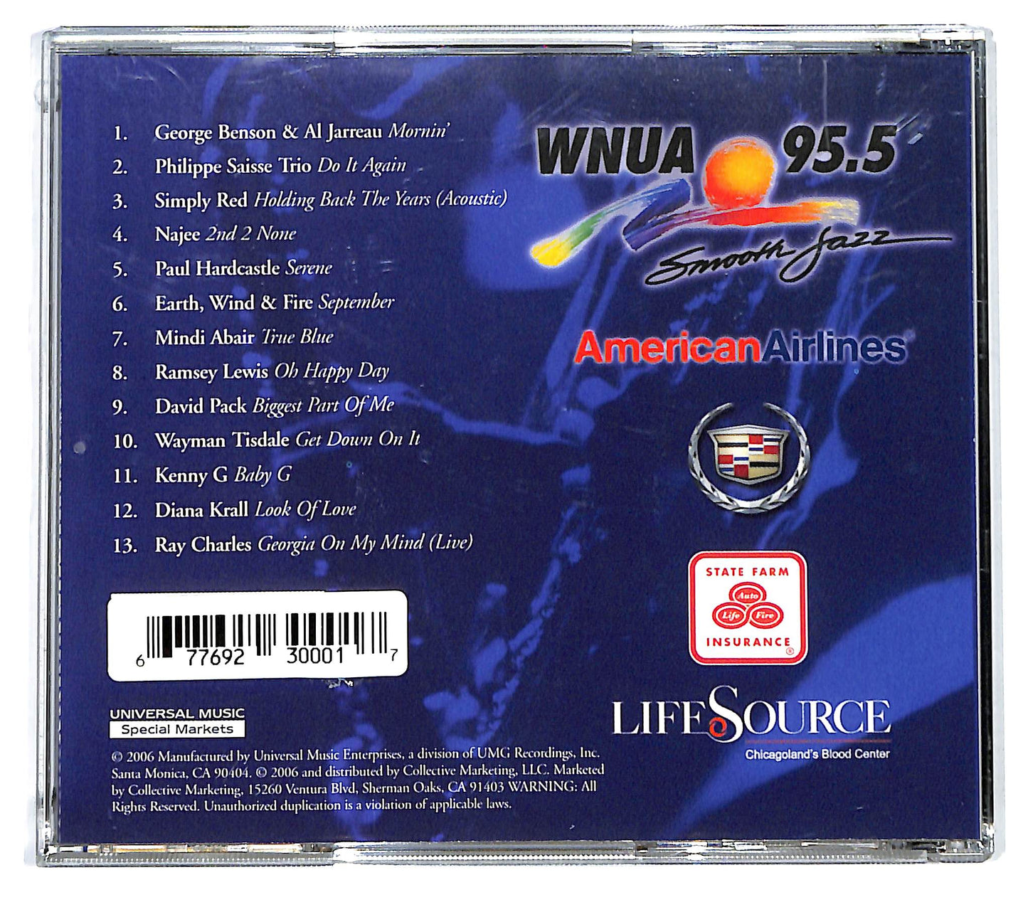 EBOND Various - Wnua 95.5 Smooth Jazz Sampler Volume 17 CD CD128627