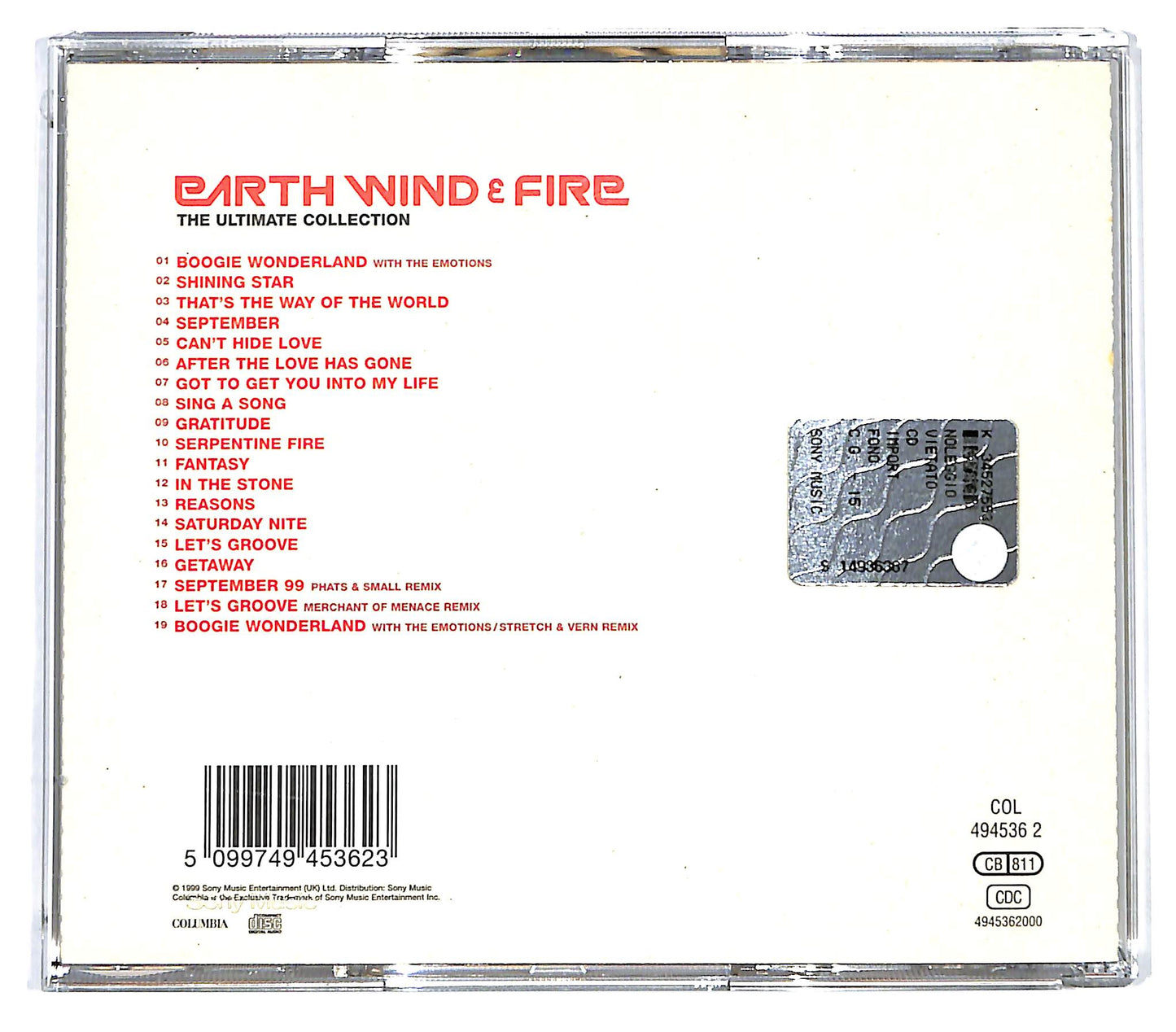 EBOND Earth, Wind & Fire - The Ultimate Collection CD CD128637