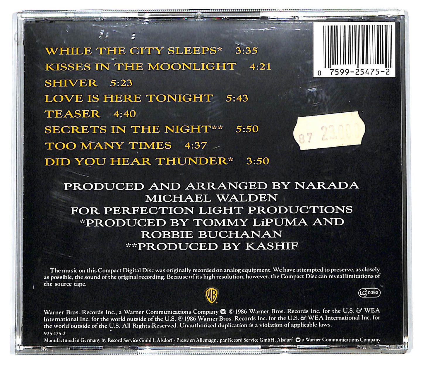 EBOND George Benson - While The City Sleeps... CD CD128641