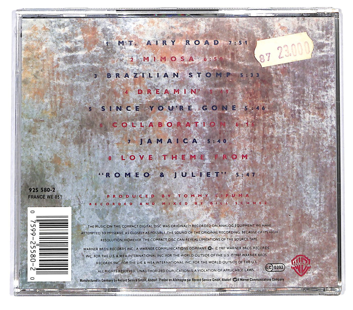 EBOND George Benson / Earl Klugh - Collaboration CD CD128646