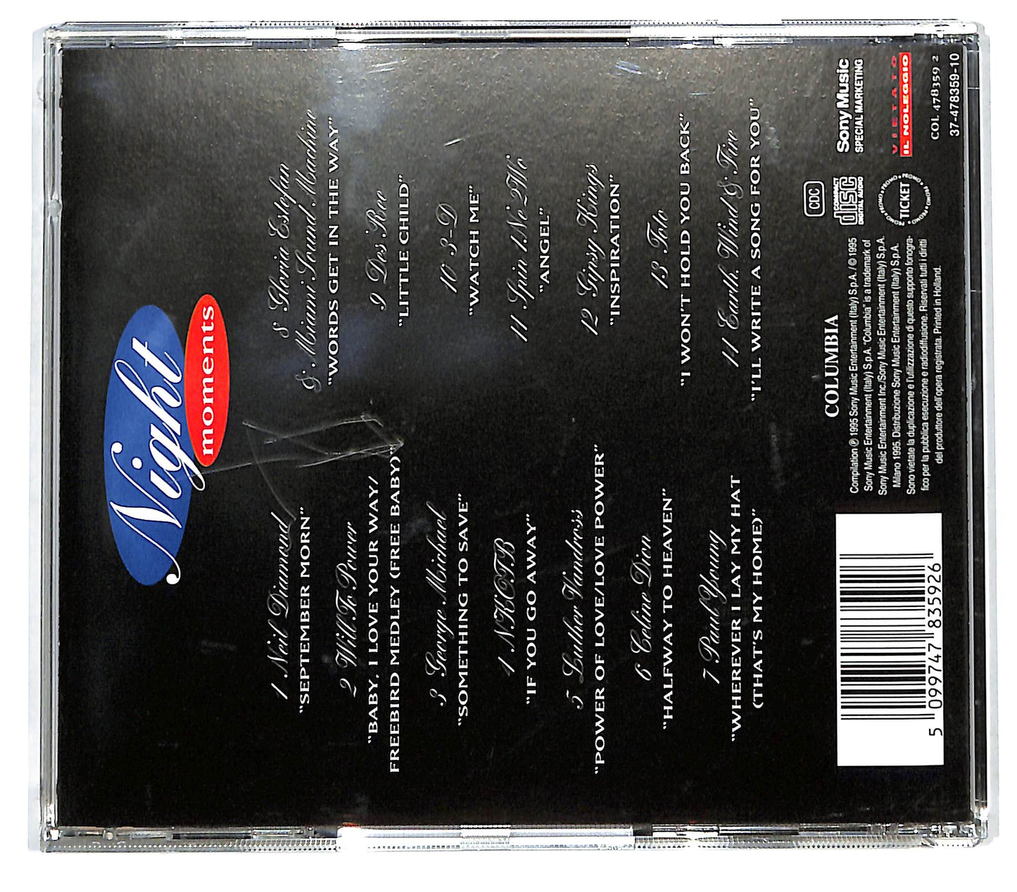 EBOND Various - Night Moments CD CD128722