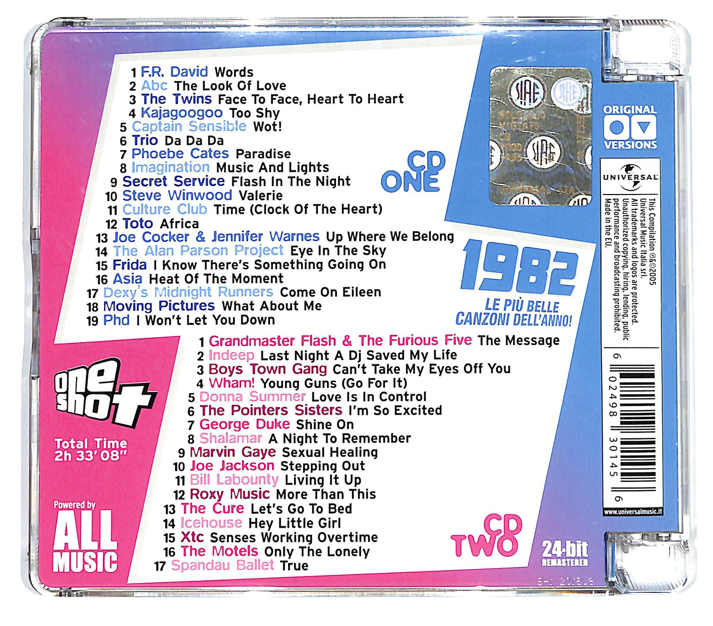 EBOND Various - One Shot 1982 SJB CD CD128739