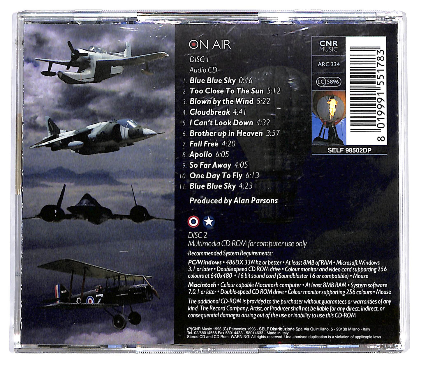EBOND Alan Parsons - On Air CD CD128855