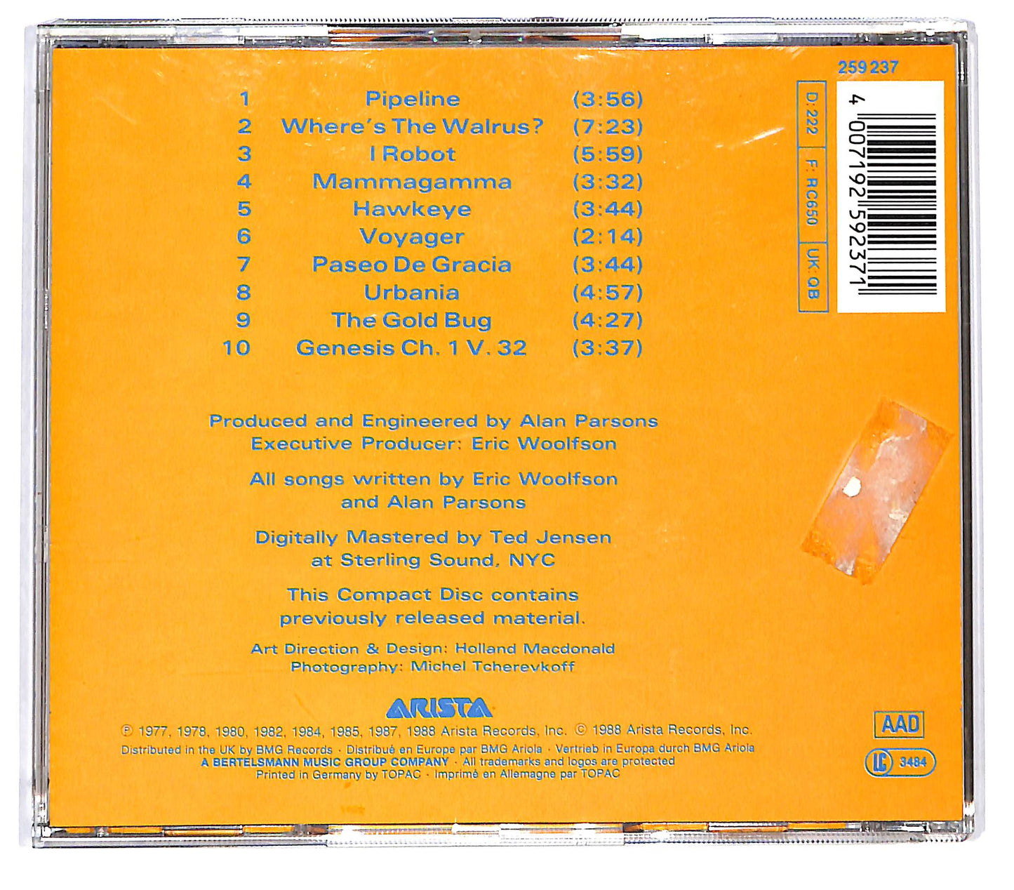 EBOND The Alan Parsons Project - The Instrumental Works CD CD128915