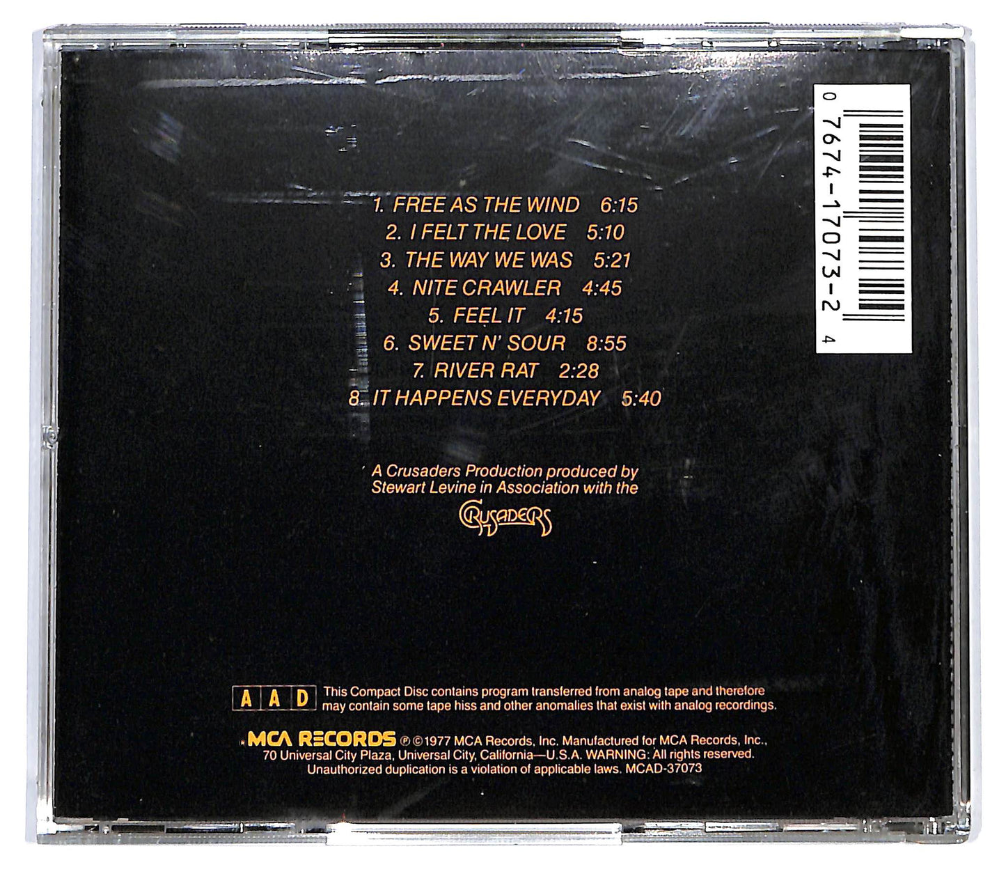 EBOND The Crusaders - Free As The Wind CD CD128917