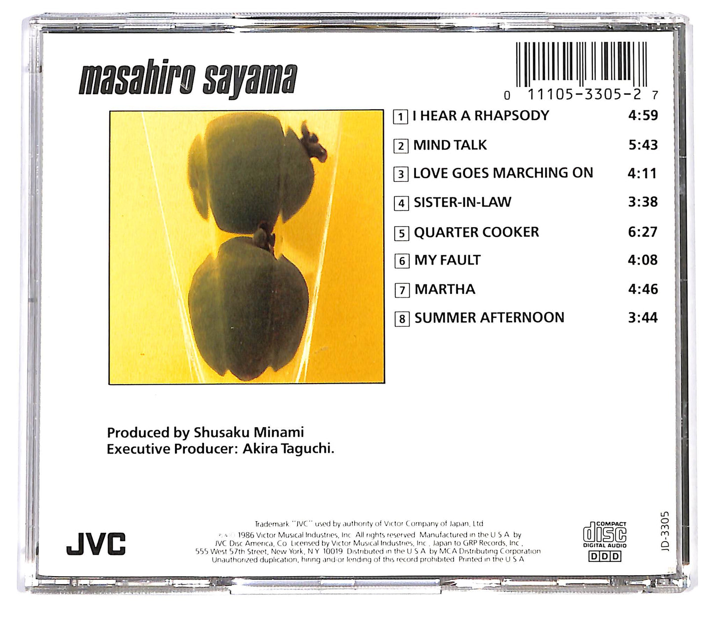 EBOND Masahiro Sayama - Play Me A Little Music CD CD128934