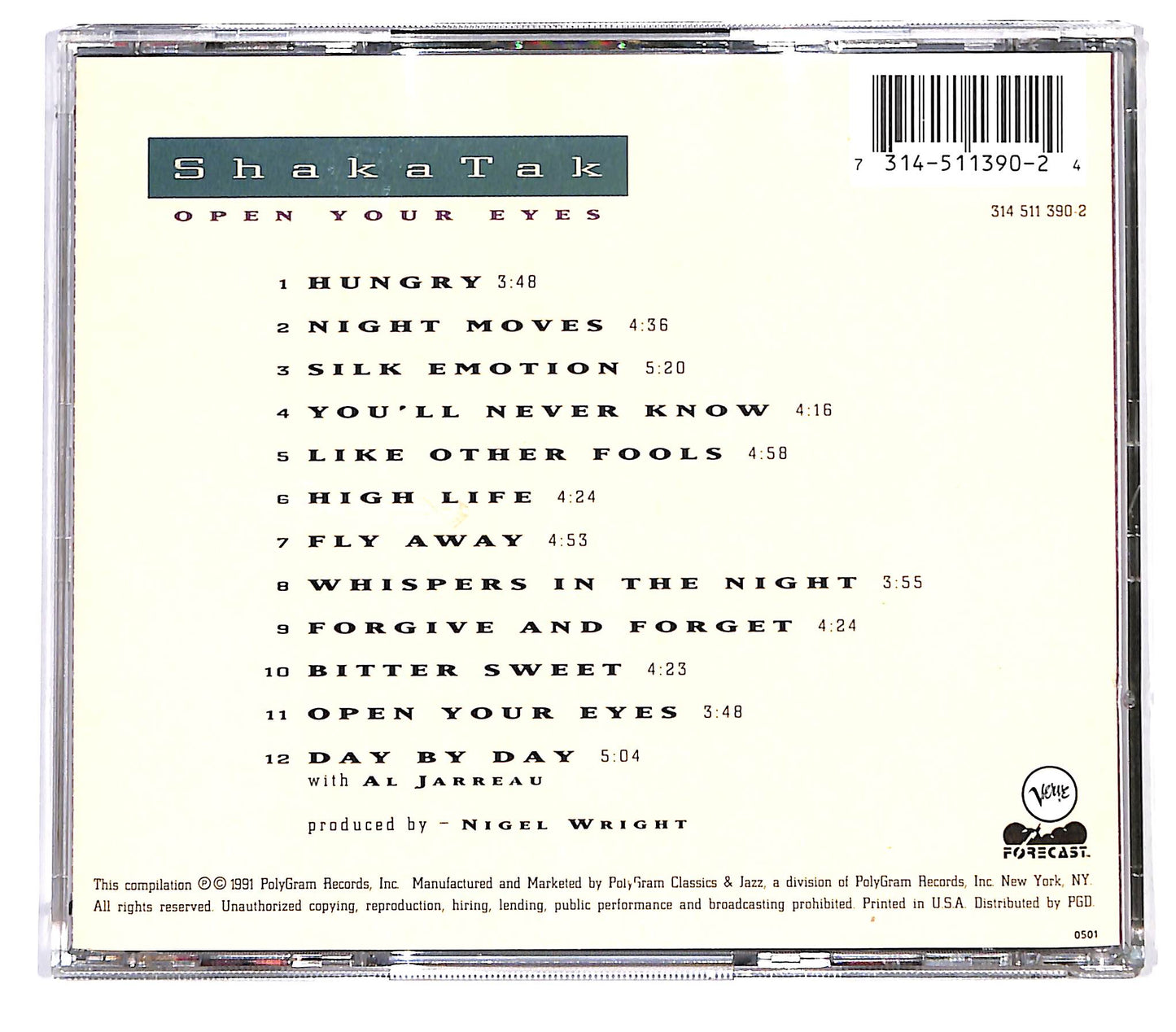 EBOND Shakatak - Open Your Eyes CD CD128944