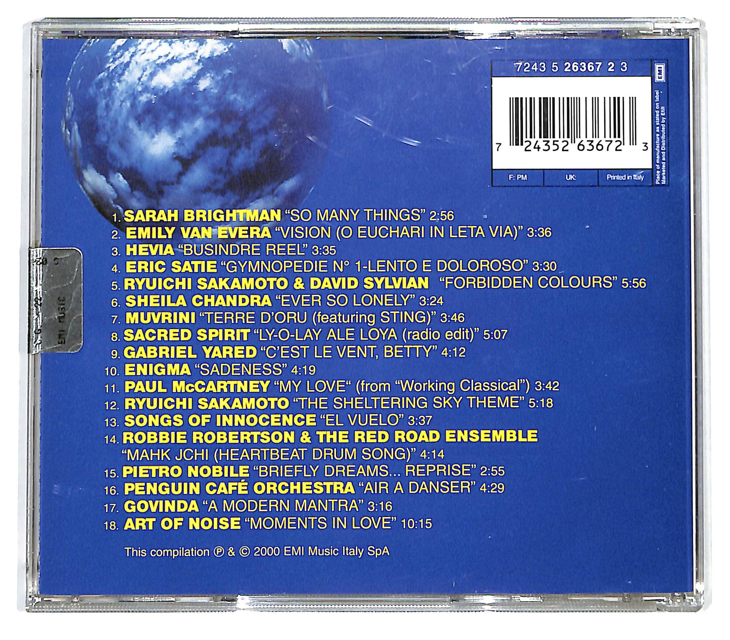 EBOND Various - Eterea (La Musica Dell'Anima Piu Bella Del Mondo) CD CD129005
