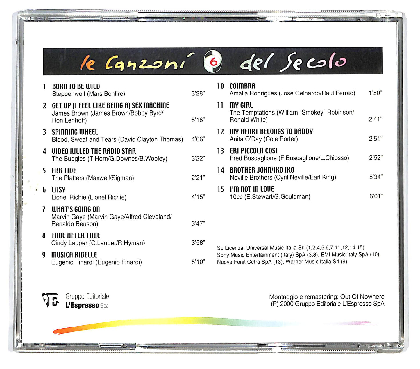 EBOND Various - Le Canzoni del Secolo Vol 6 EDITORIALE CD CD129009