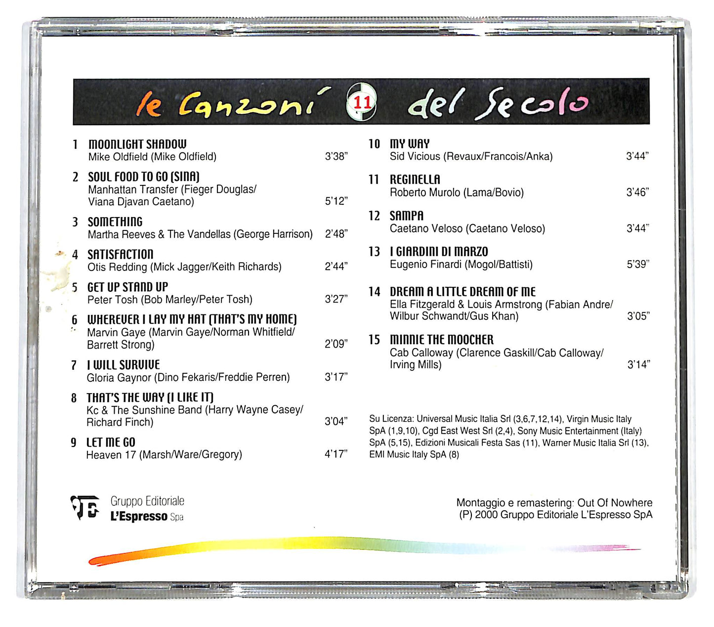 EBOND Various - Le Canzoni Del Secolo Vol 11 EDITORIALE CD CD129012