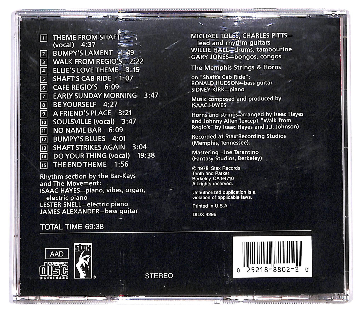 EBOND Isaac Hayes - Shaft CD CD129040