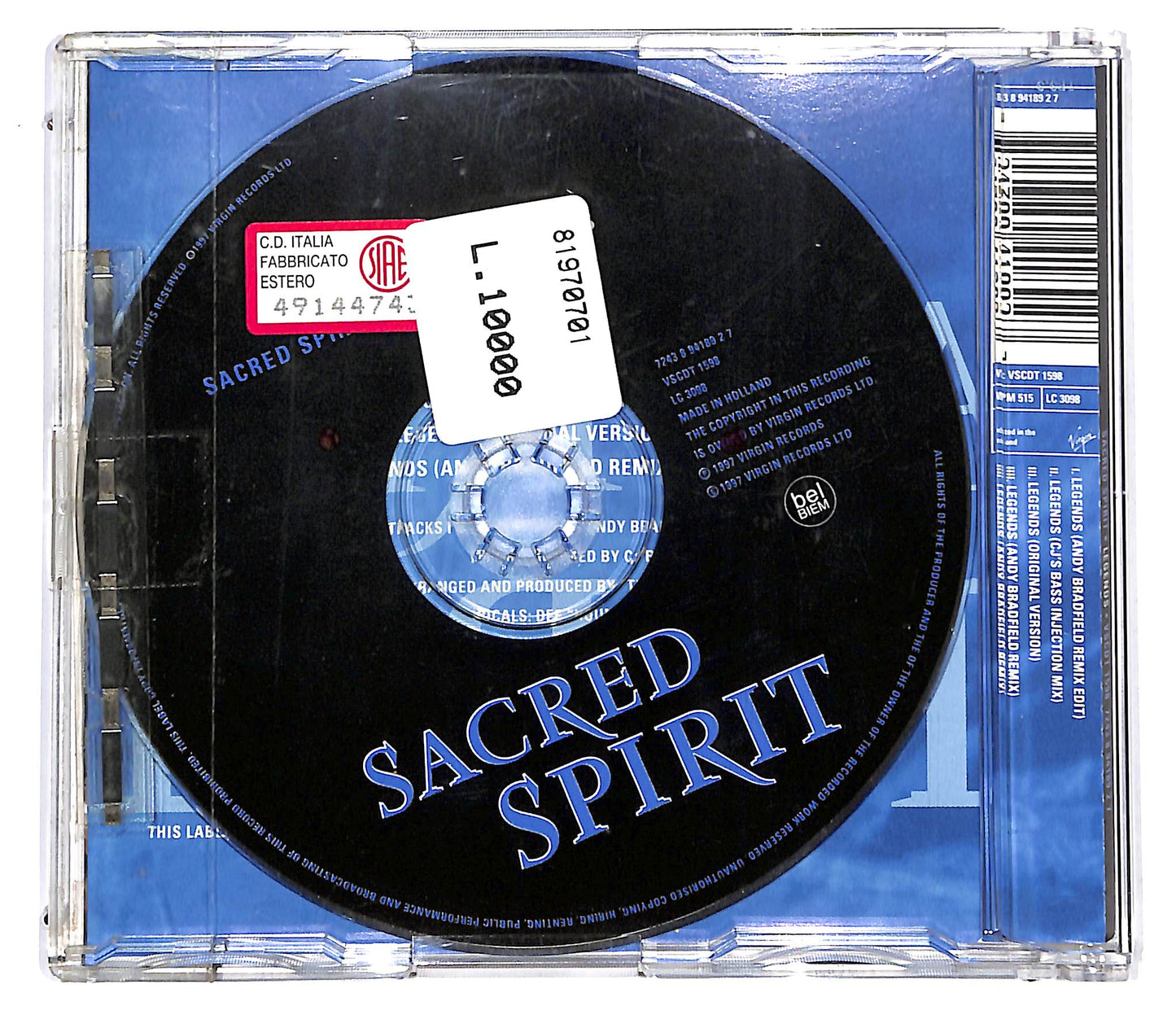 EBOND Sacred Spirit - Legends CD CD129055