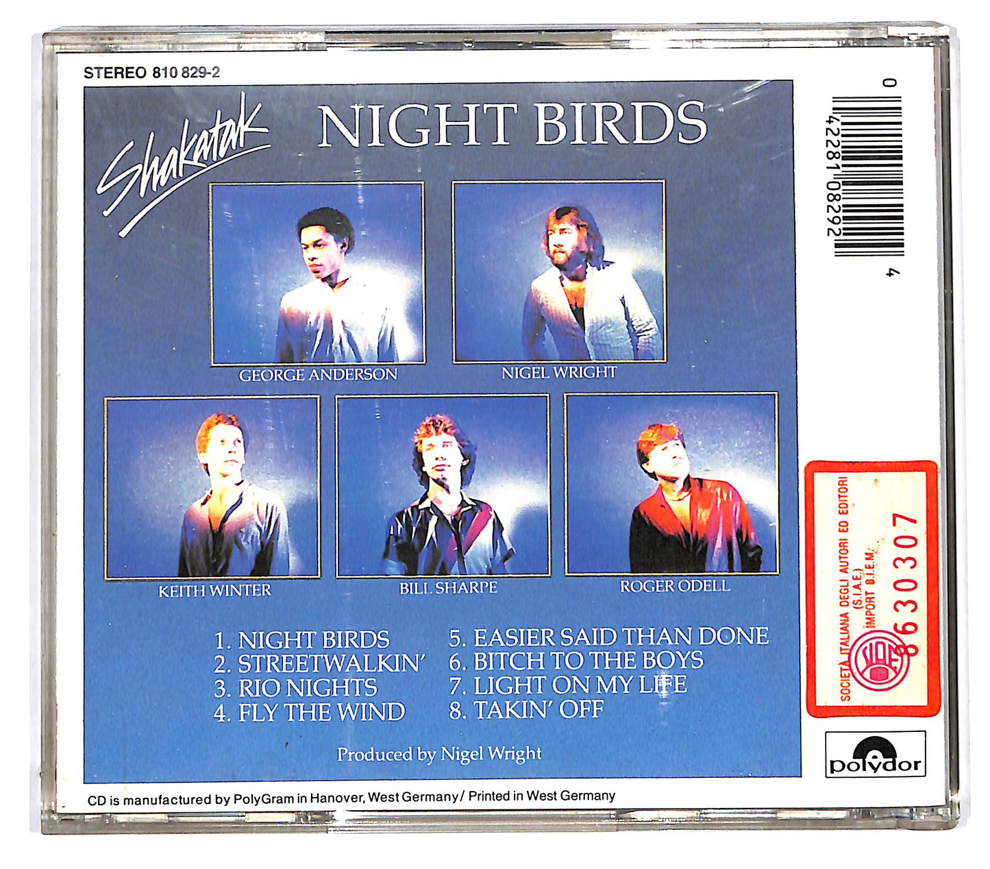 EBOND Shakatak - Night Birds CD CD129057