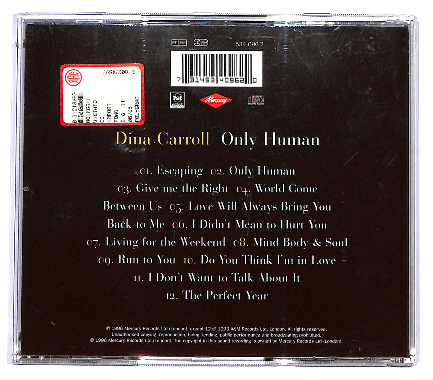 EBOND Dina Carroll - So Close CD CD129121