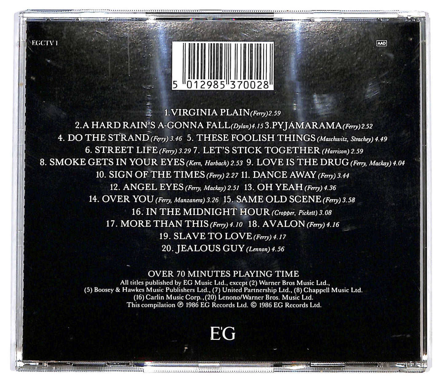 EBOND Bryan Ferry / Roxy Music - Street Life - 20 Great Hits CD CD129131
