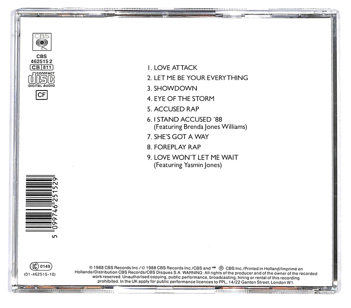 EBOND Isaac Hayes - Love Attack CD CD129142