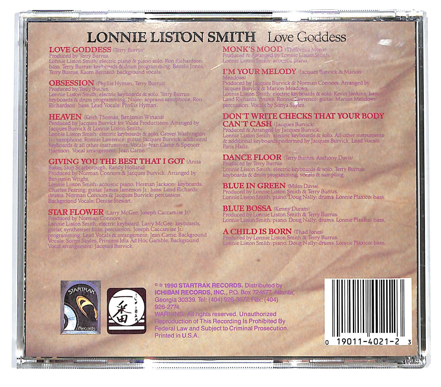 EBOND Lonnie Liston Smith - Love Goddess CD CD129152