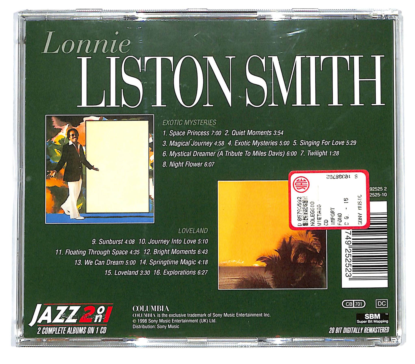 EBOND Lonnie Liston Smith - Exotic Mysteries - Loveland CD CD129153