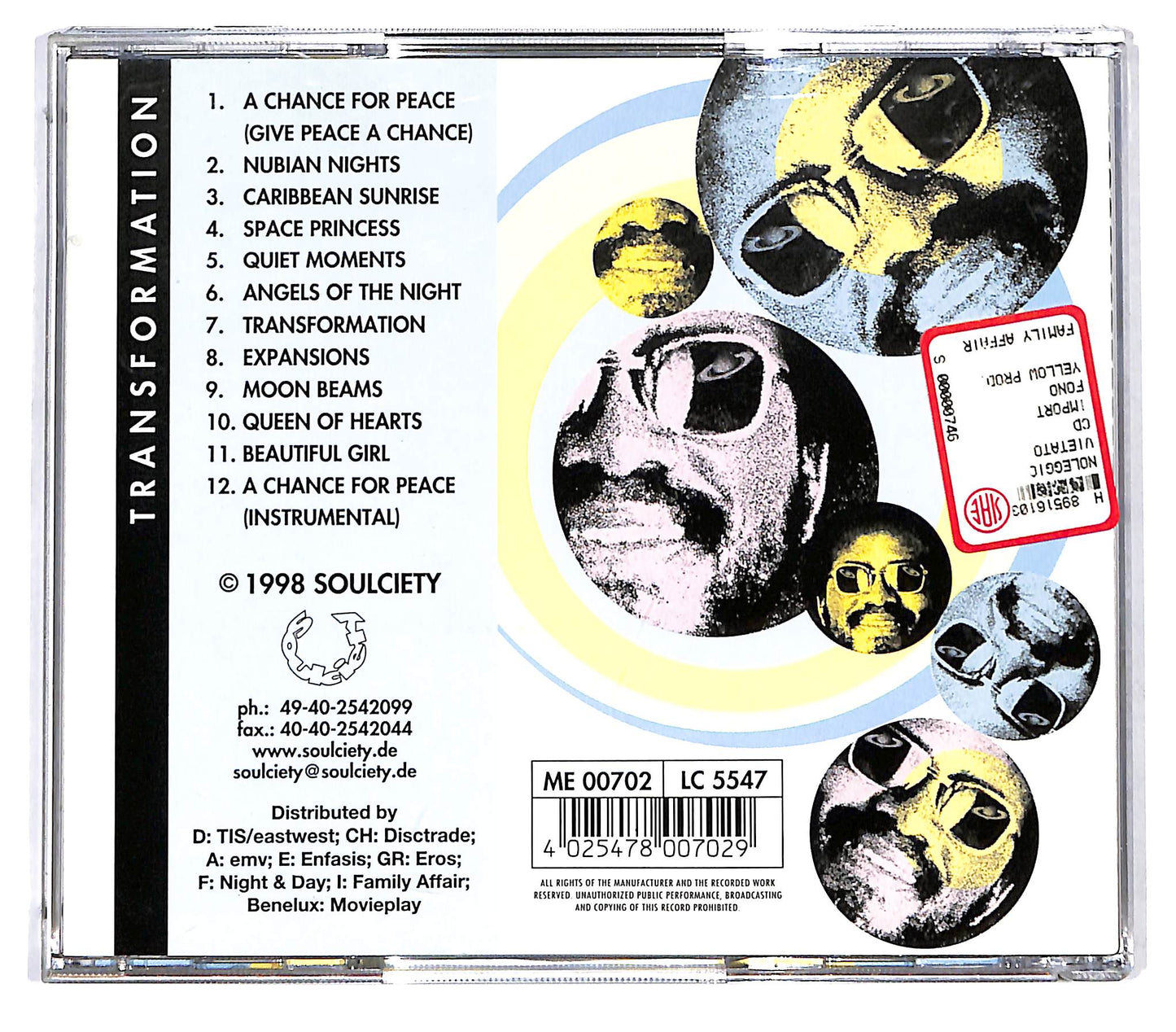 EBOND Lonnie Liston Smith - Transformation CD CD129206