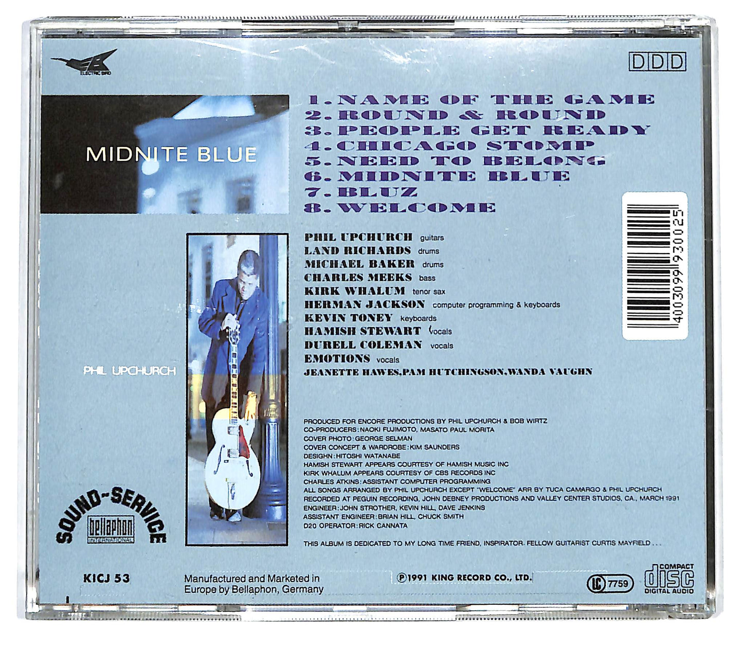 EBOND Phil Upchurch - Midnite Blue CD CD129235