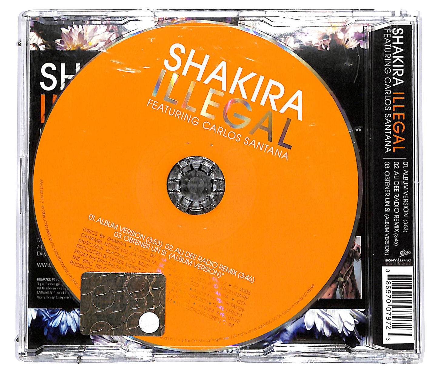 EBOND Shakira Featuring Carlos Santana - Illegal CD CD129337