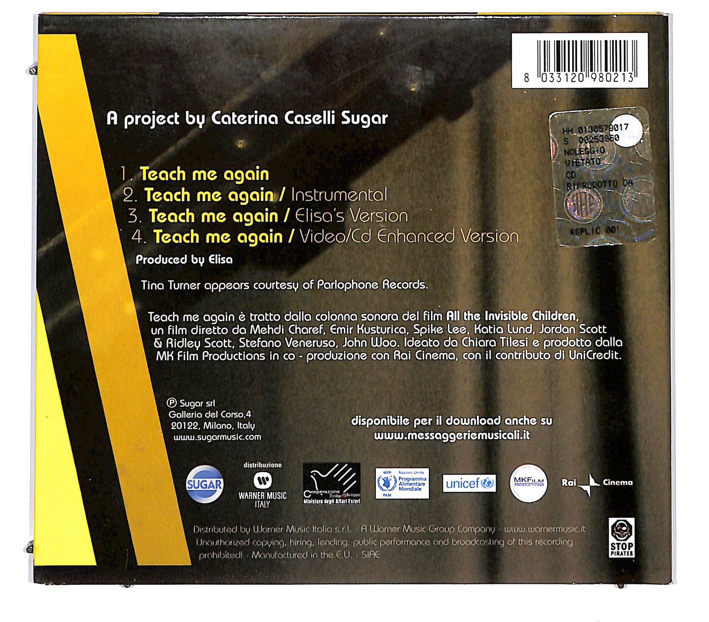 EBOND Tina Turner - Elisa - Teach Me Again CD CD129338